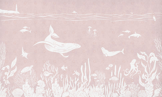 Monochrome Sea | Pink