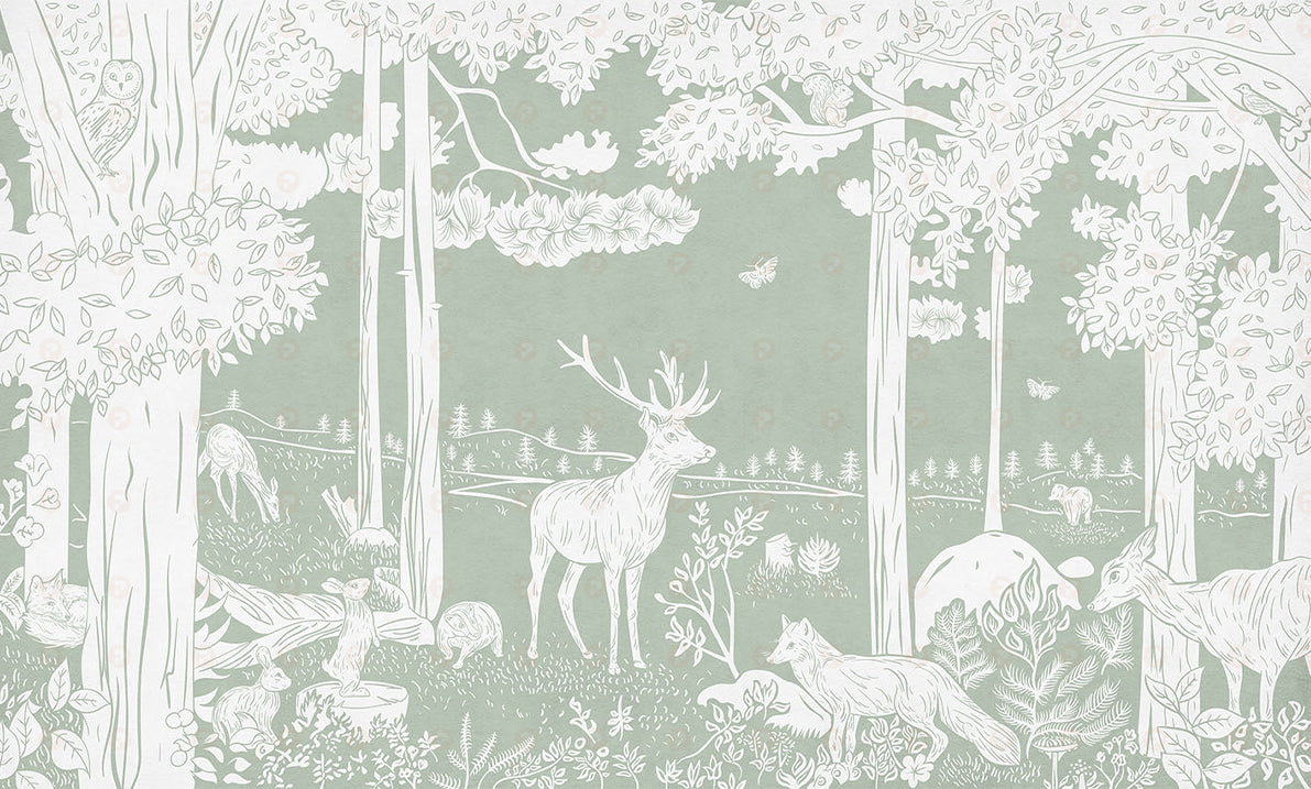 Monochrome Forest | Green
