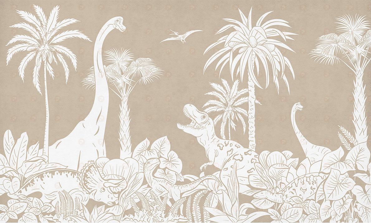 Monochrome Dino | Brown