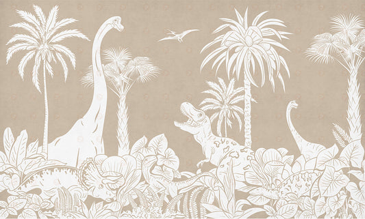 Monochrome Dino | Brown
