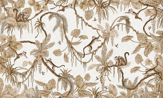 Playful Series | Monkey | Vintage White
