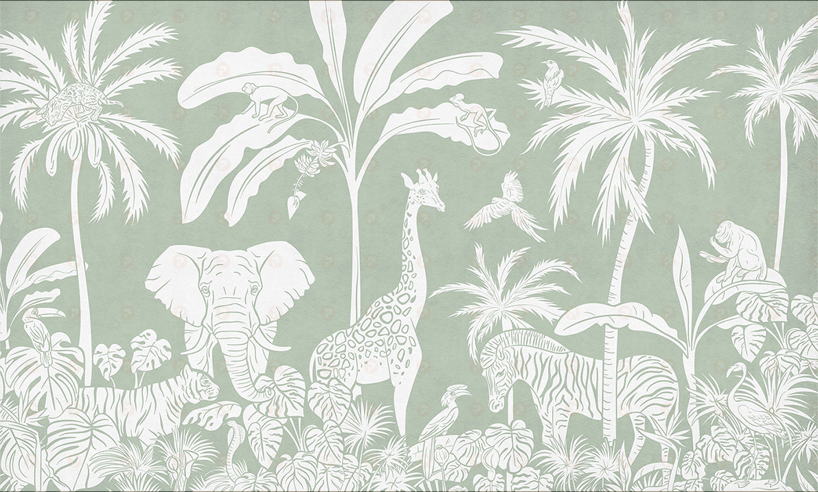 Monochrome Jungle | Green