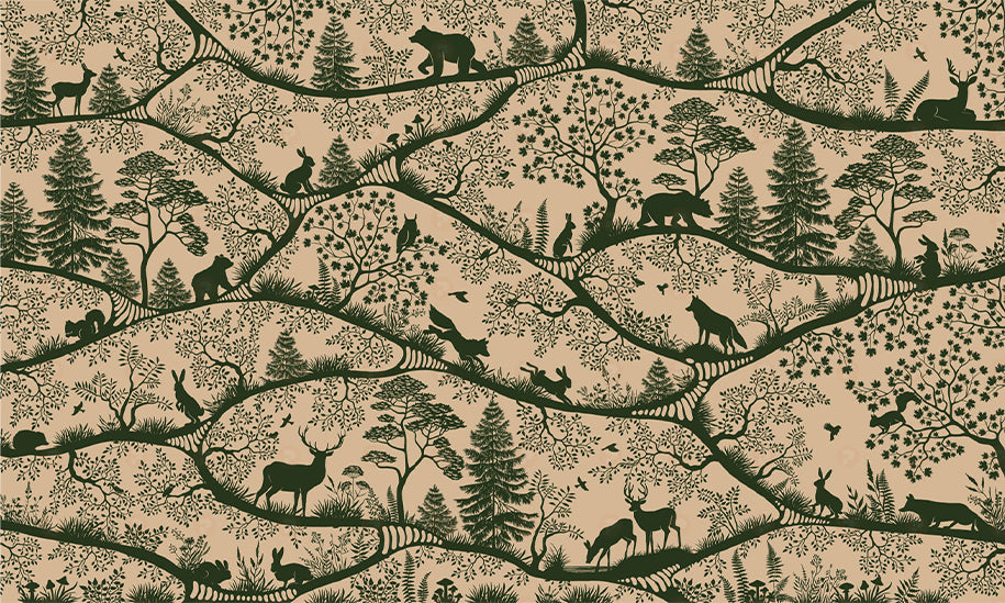 Nordic Nature | Beige Green