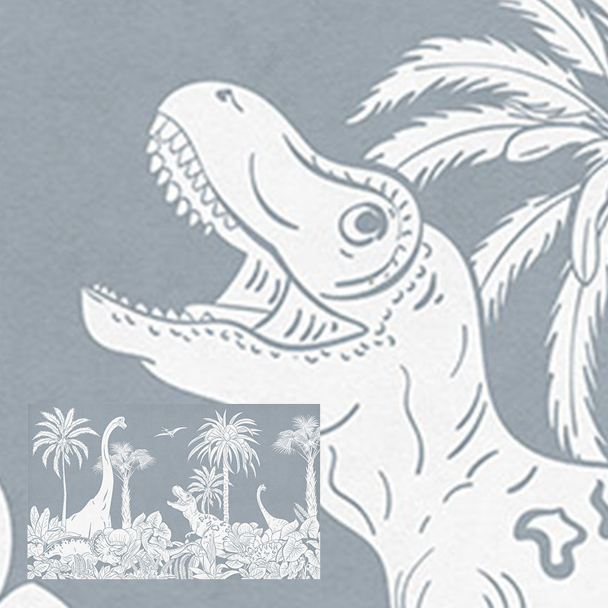 Monochrome Dino | Blue