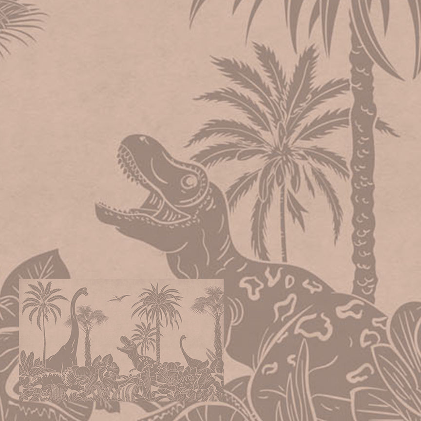 Monochrome Dino | Pink Vintage