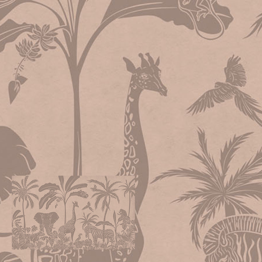 Monochrome Jungle | Pink Vintage