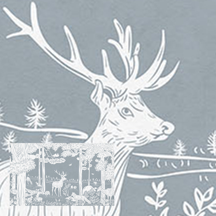 Monochrome Forest | Blue