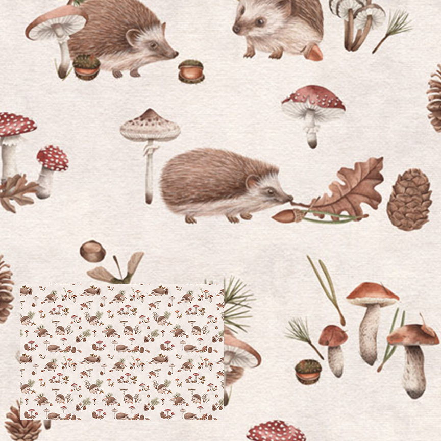 Happy Hedgehog | White