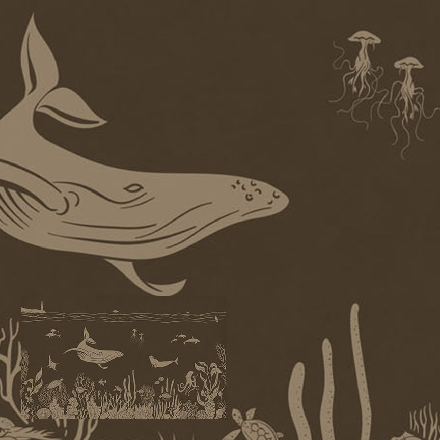 Monochrome Sea | Brown Vintage