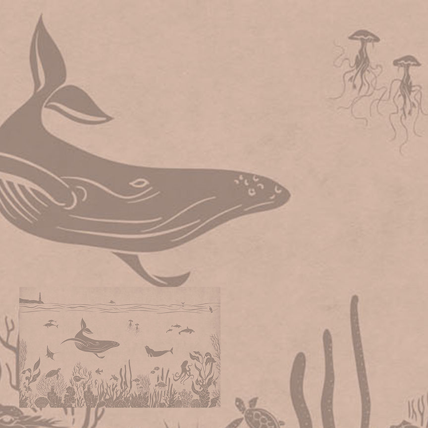 Monochrome Sea | Pink Vintage