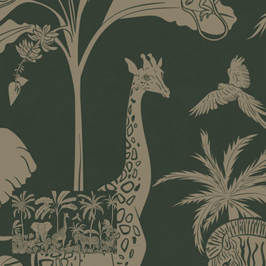 Monochrome Jungle | Green Vintage
