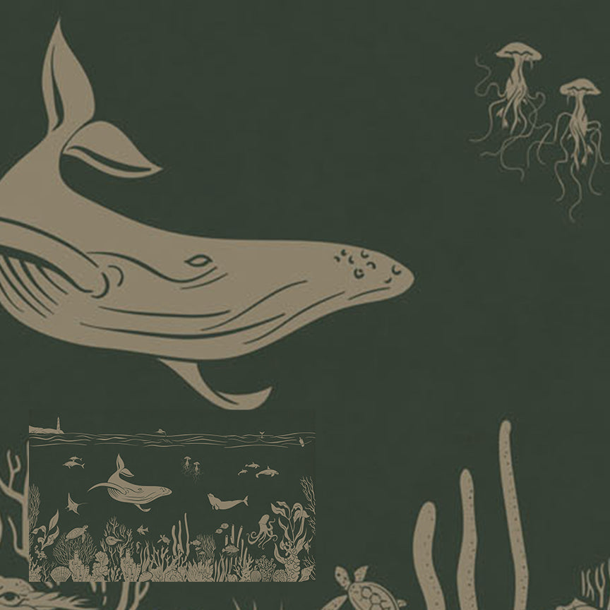 Monochrome Sea | Green Vintage