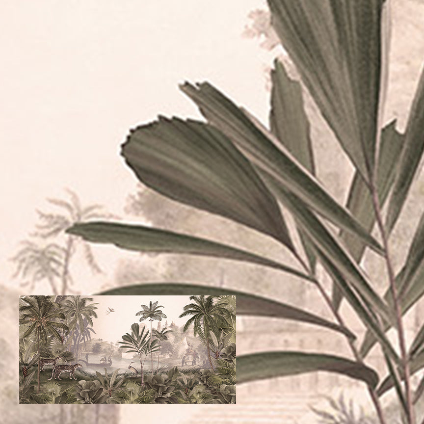 Leopard Landscape | Sepia