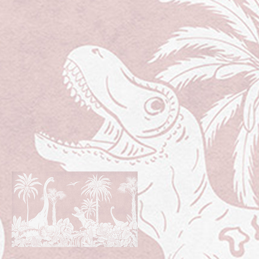 Monochrome Dino | Pink