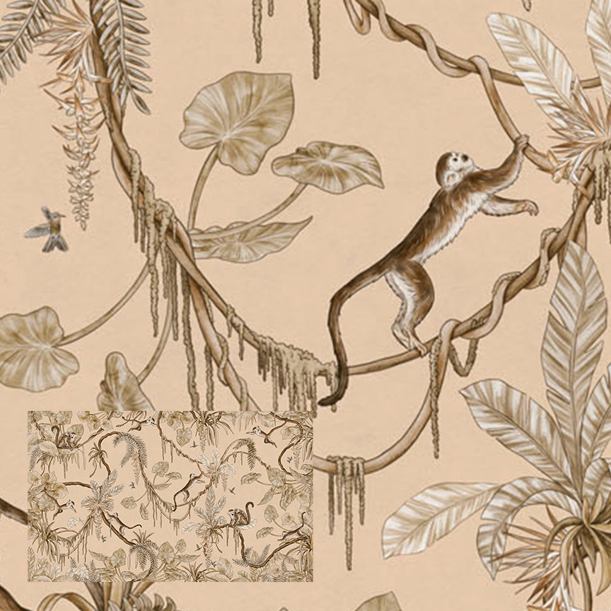 Playful Series | Monkey | Vintage Beige