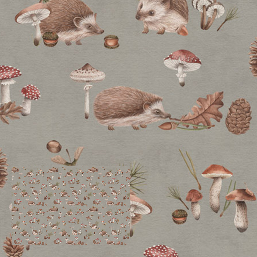 Happy Hedgehog | Taupe