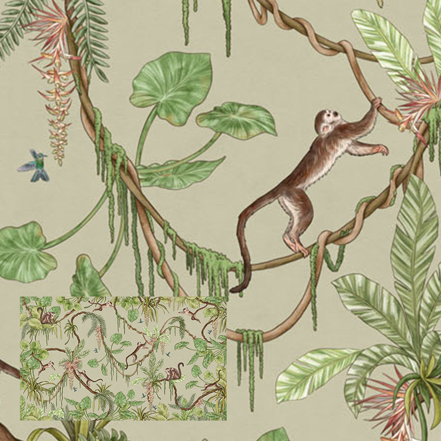 Playful Series | Monkey | Green