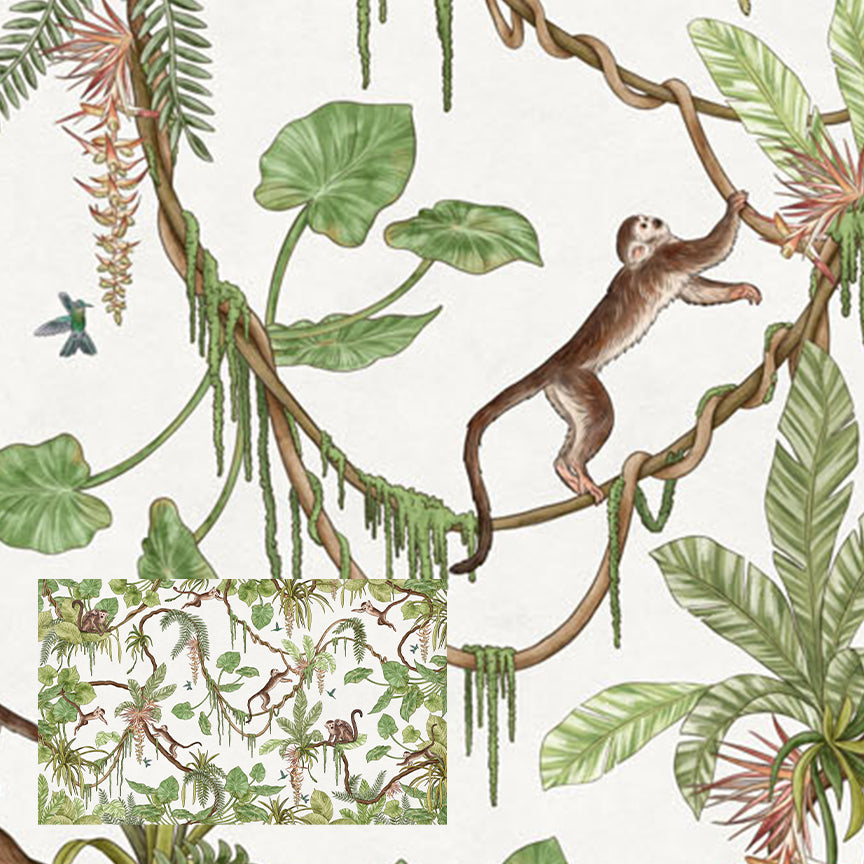 Playful Series | Monkey | White