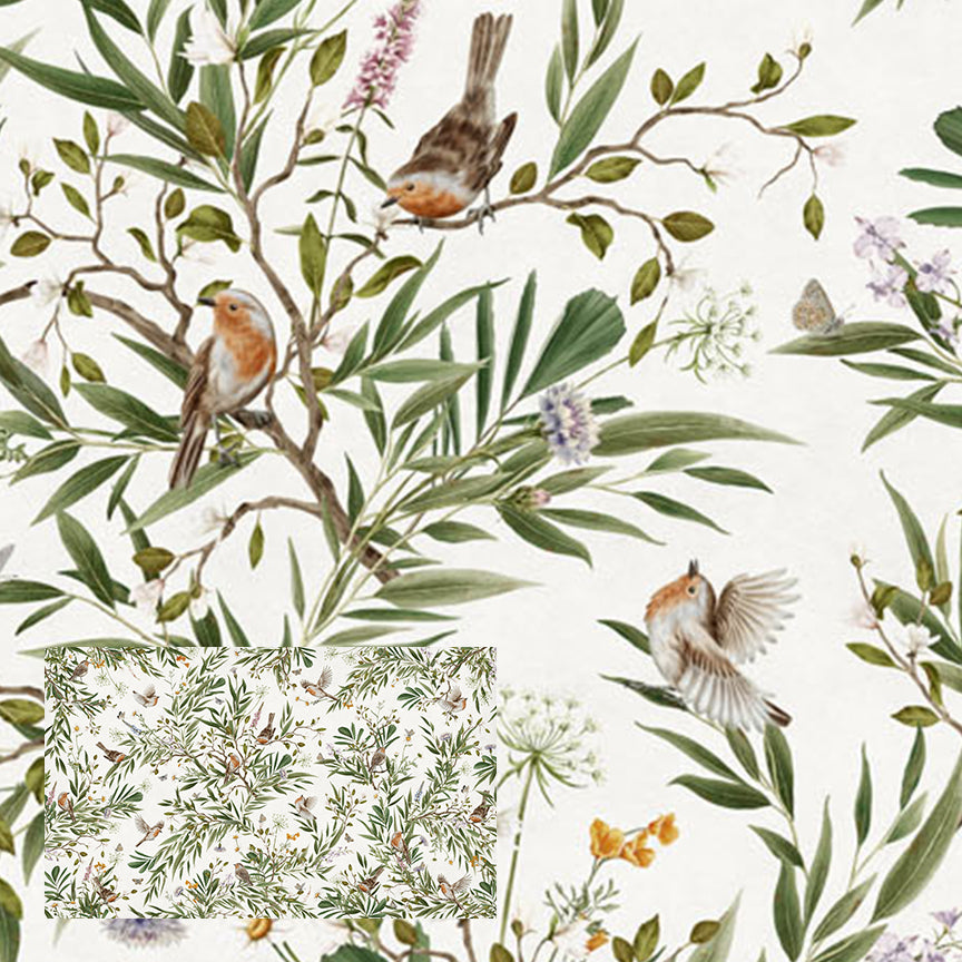 Playful Series | Robins | White