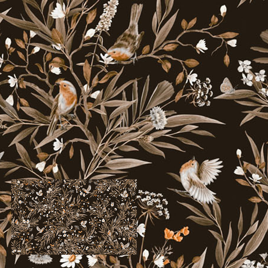 Playful Series | Robins | Vintage Black