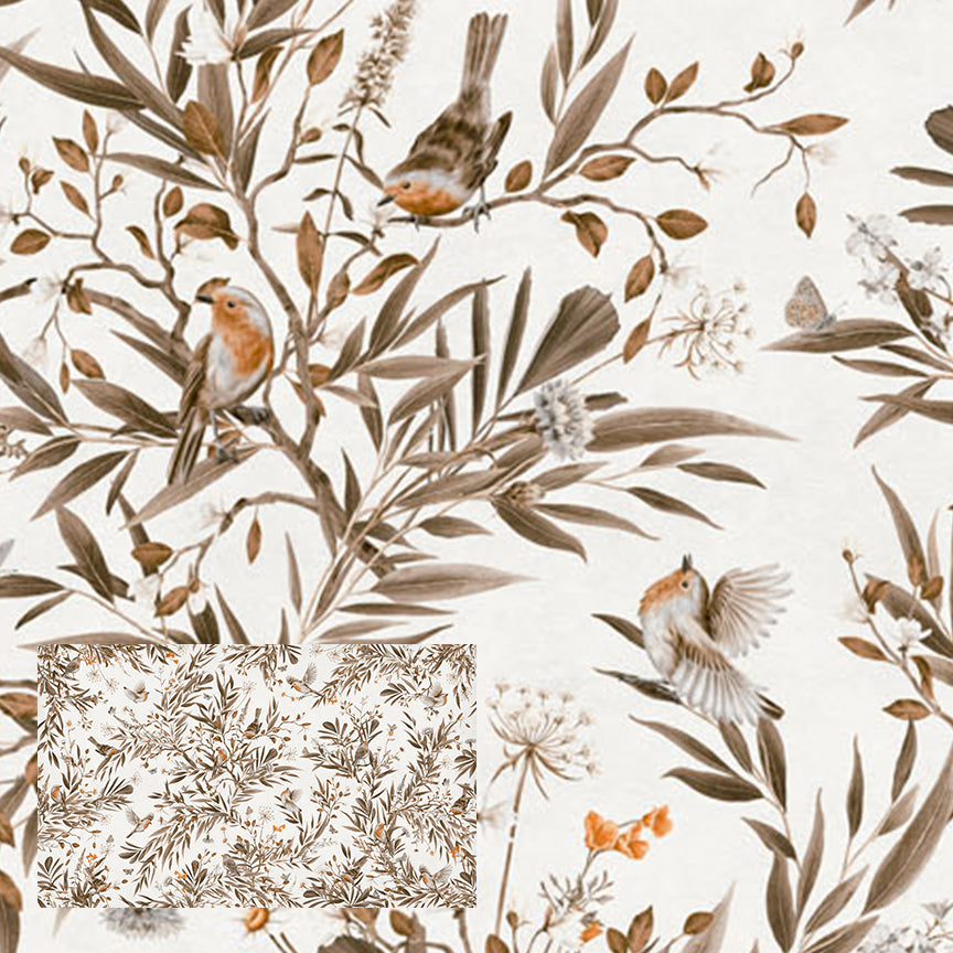 Playful Series | Robins | Vintage White