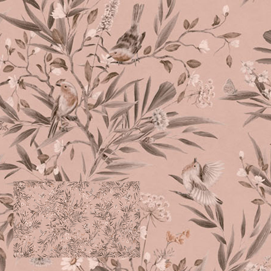 Playful Series | Robins | Mono Pink