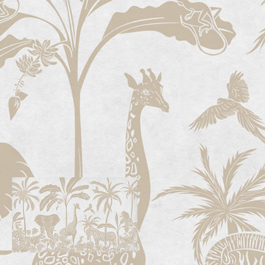 Monochrome Jungle | White Vintage