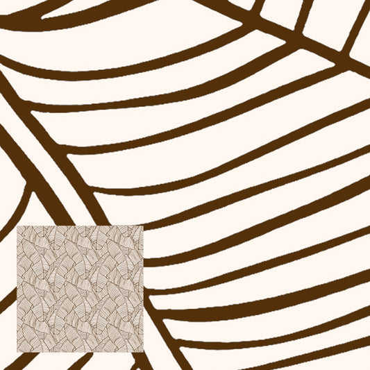 Banana Leaf Line Brown