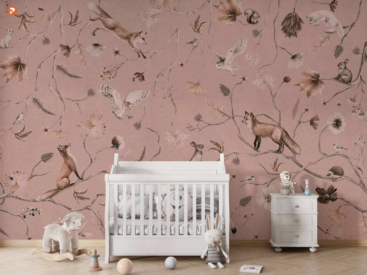 Playful Series | Forest | Mono Pink