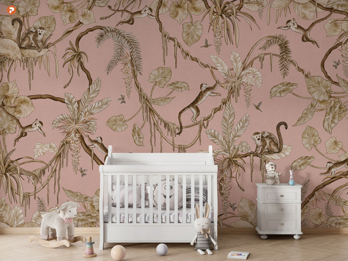 Playful Series | Monkey | Vintage Pink