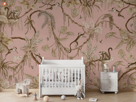 Playful Series | Monkey | Vintage Pink