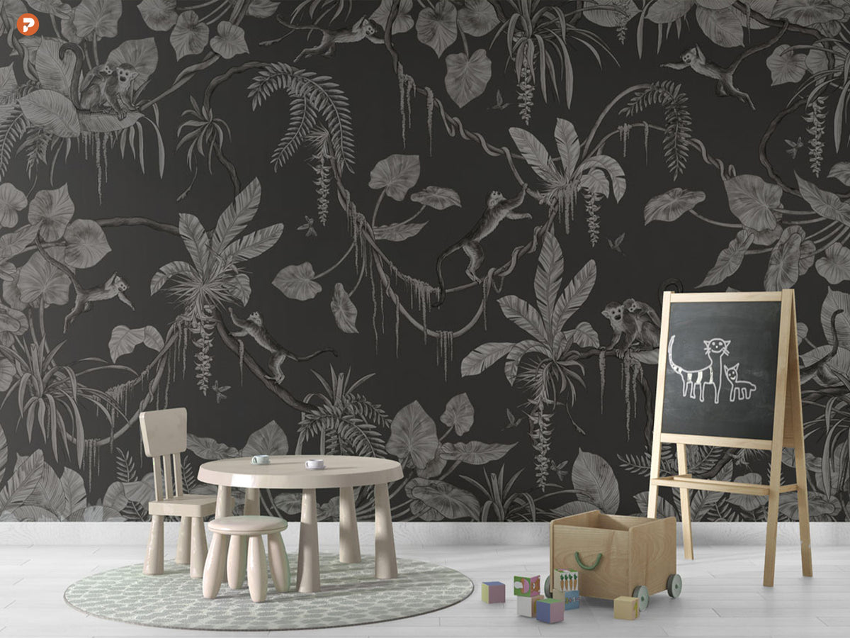 Playful Series | Monkey | Mono Black