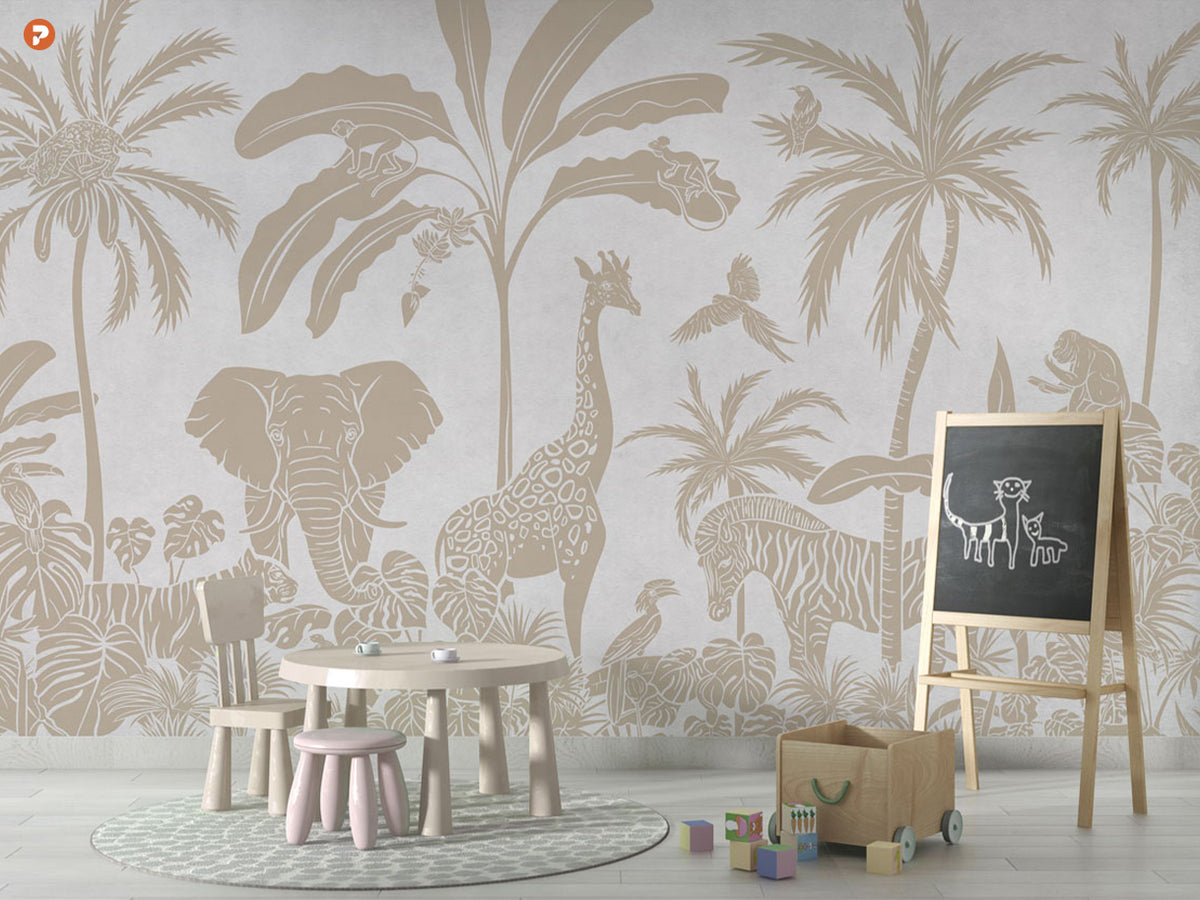 Monochrome Jungle | White Vintage