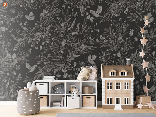 Playful Series | Robins | Mono Black