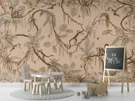 Playful Series | Monkey | Vintage Beige