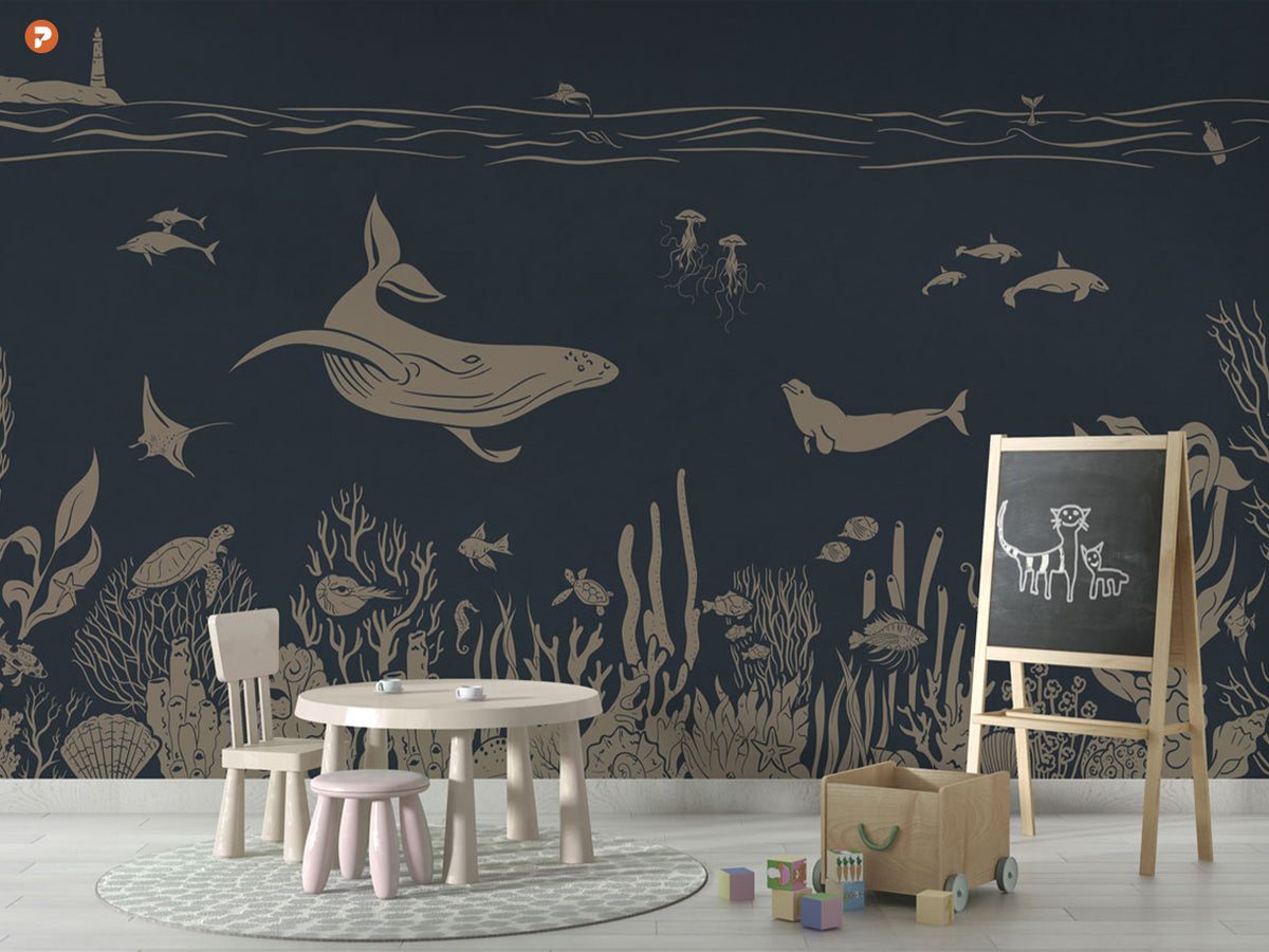 Monochrome Sea | Blue Vintage