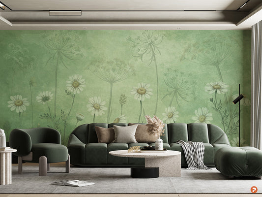 Dazzling Daisies | Green