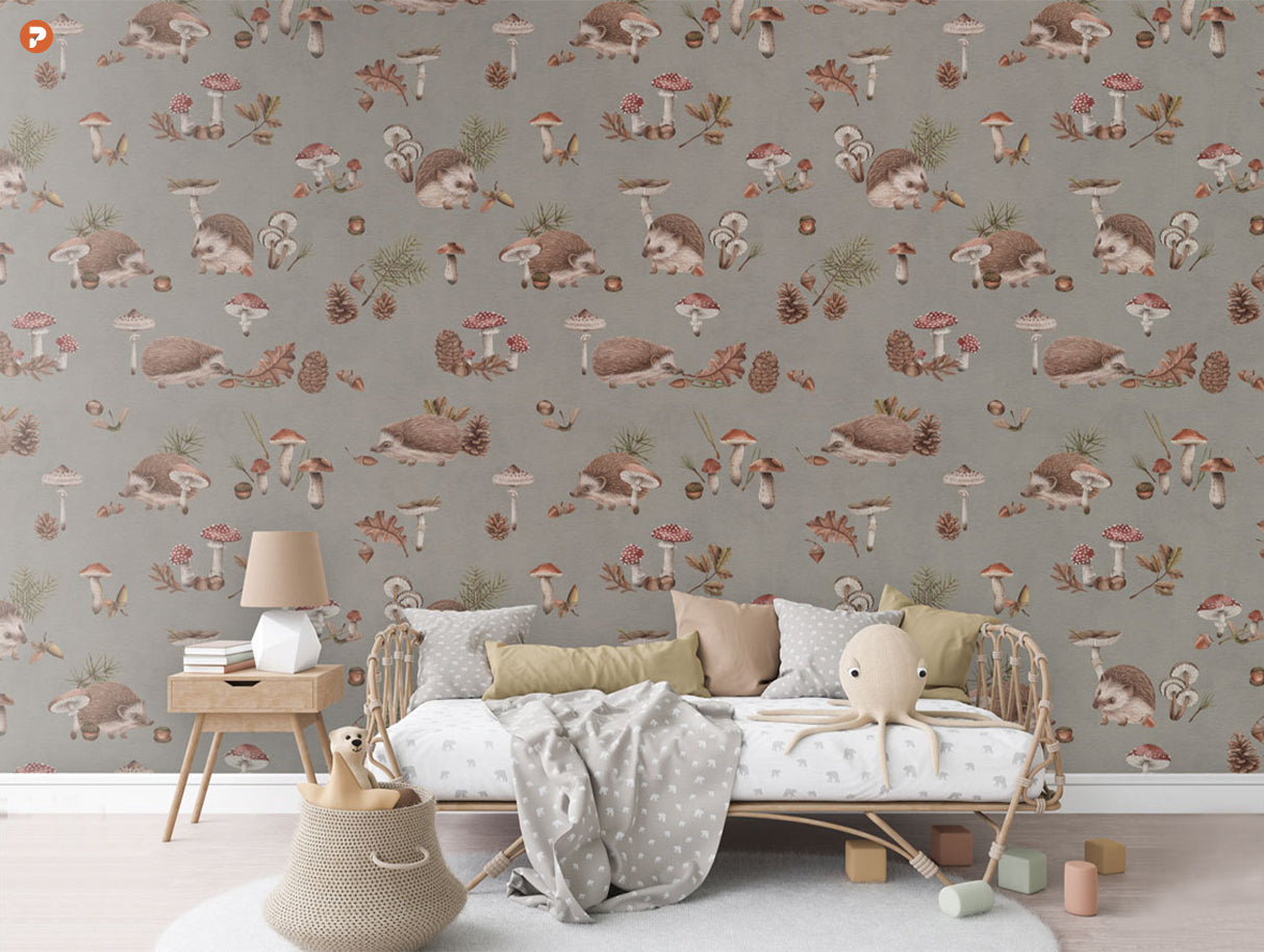 Happy Hedgehog | Taupe