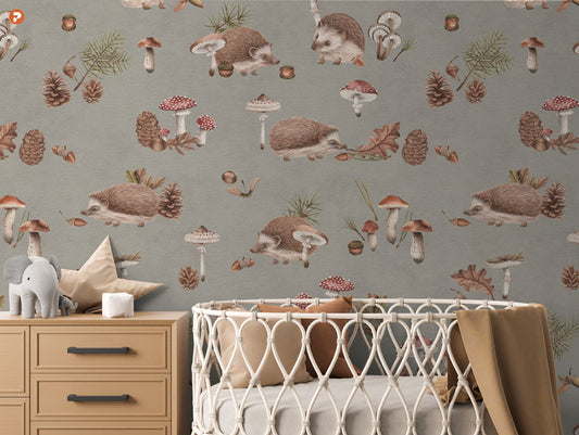 Happy Hedgehog | Taupe