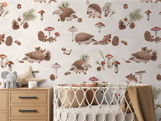 Happy Hedgehog | White
