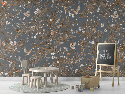 Playful Series | Robins | Vintage Blue