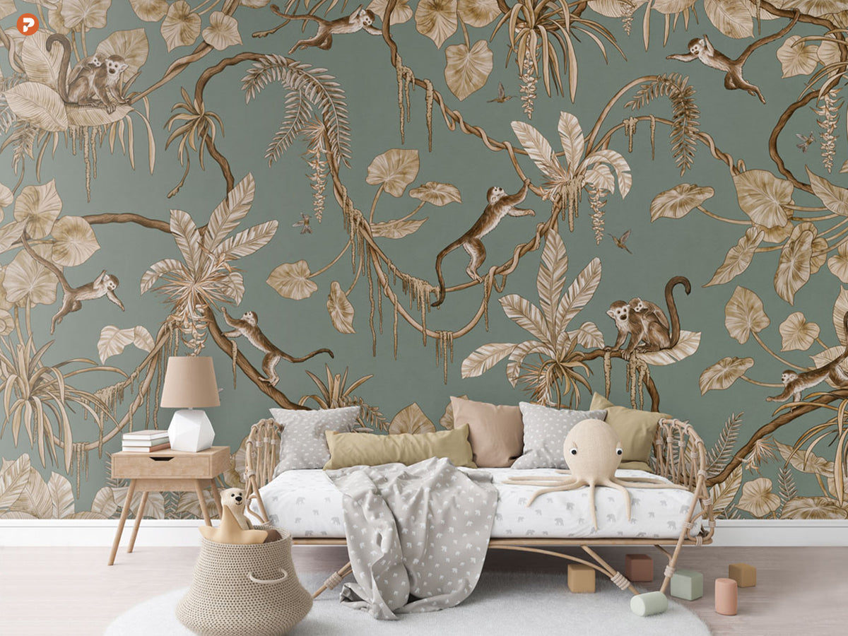 Playful Series | Monkey | Vintage Green