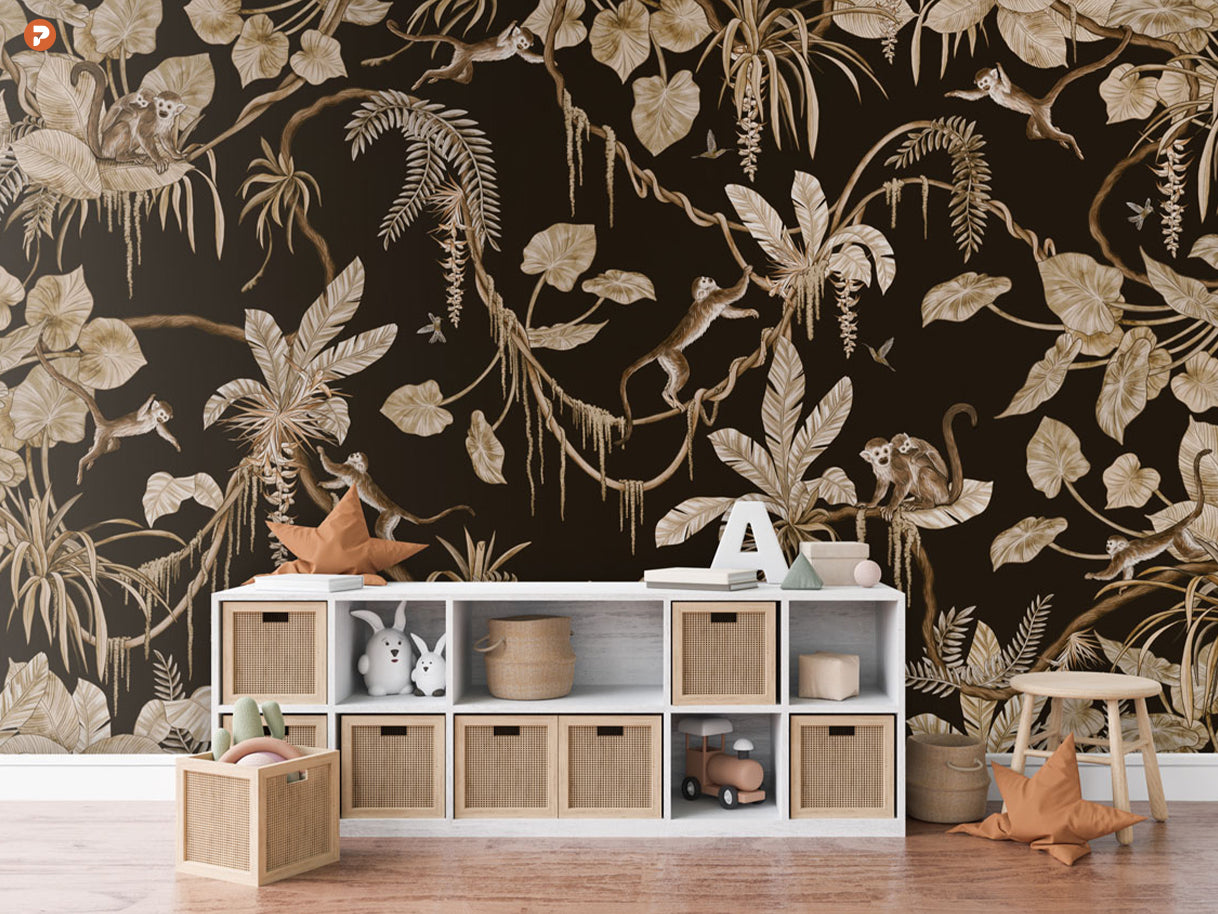 Playful Series | Monkey | Vintage Black