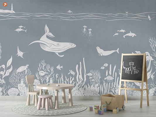 Monochrome Sea | Blue