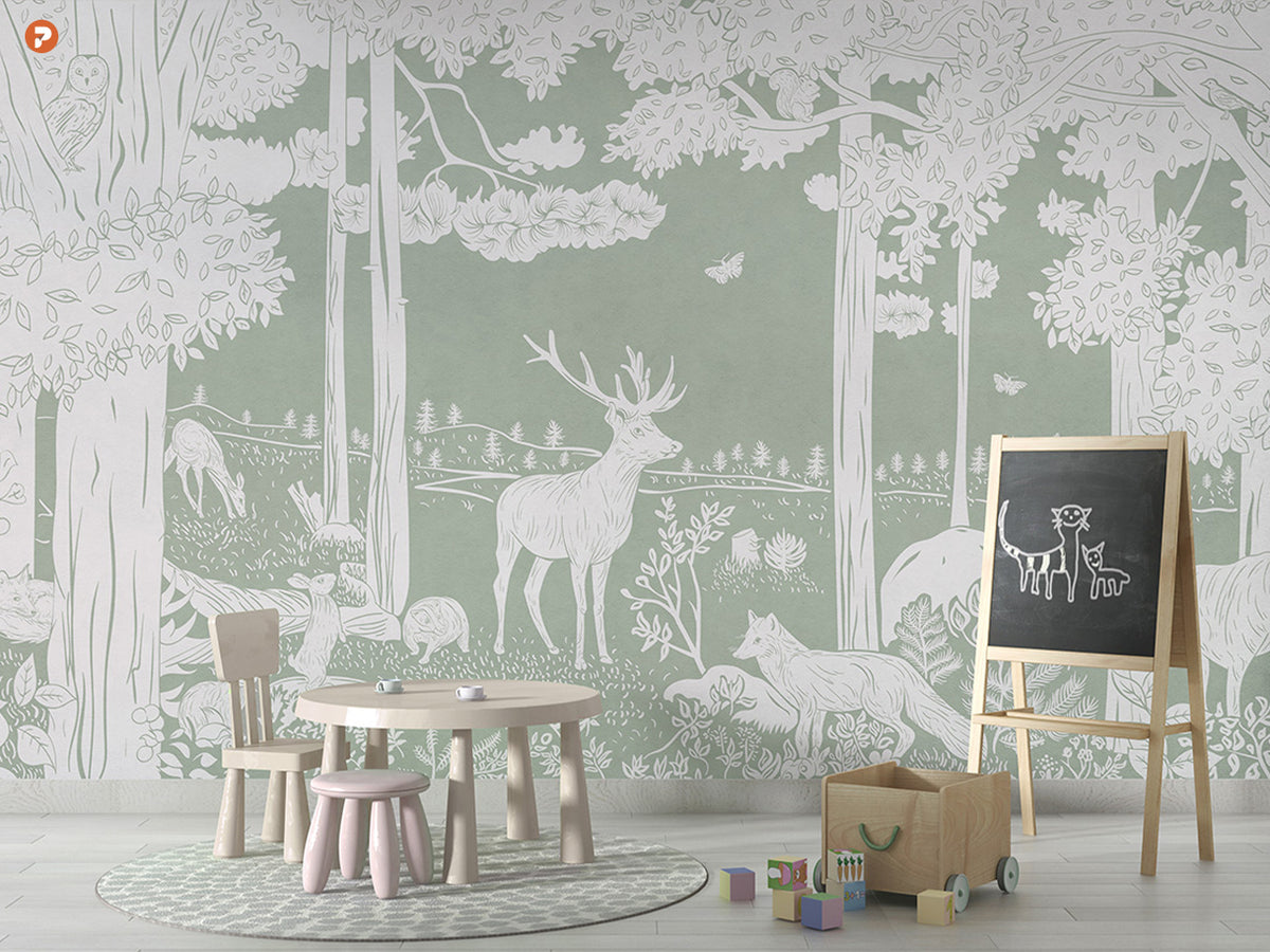 Monochrome Forest | Green