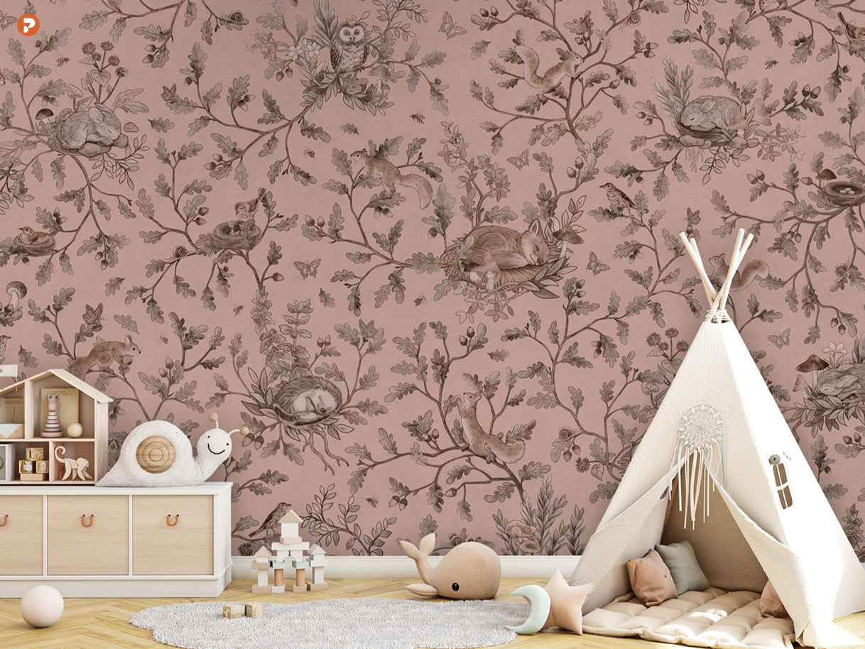 Playful Series | Woods | Mono Pink