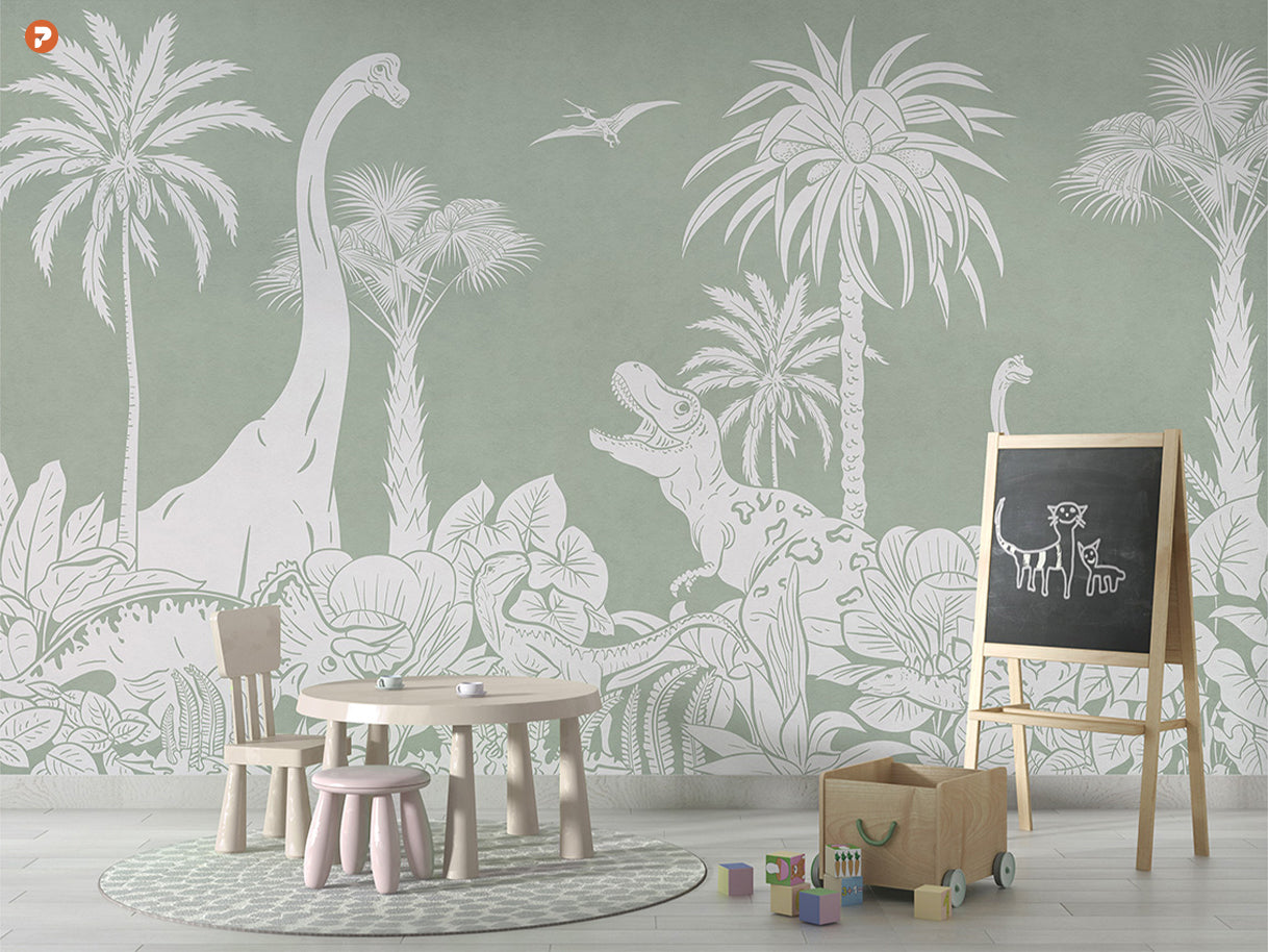 Monochrome Dino | Green