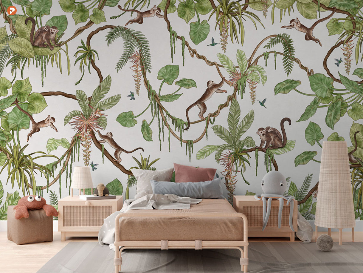 Playful Series | Monkey | White