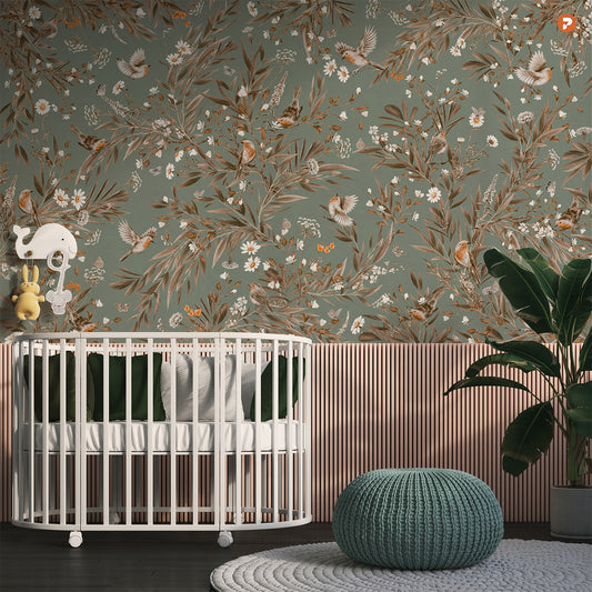 Playful Series | Robins | Vintage Green