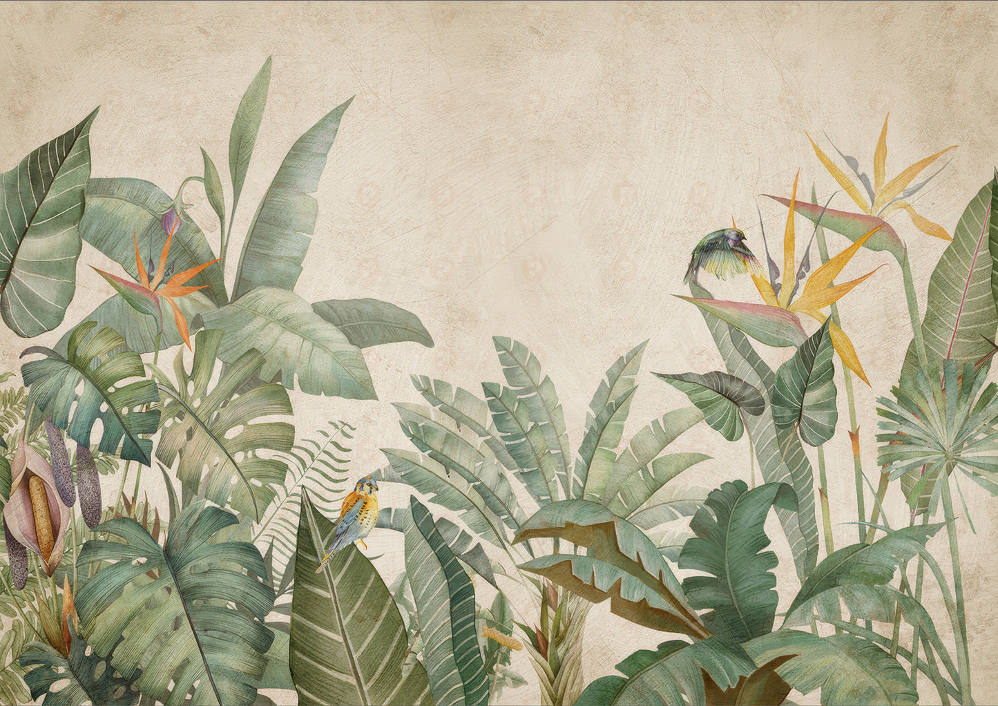Tropical Jungle Mural